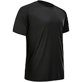 MCPORO Workout Shirts for Men Short Sleeve Quick Dry Gym T Shirt | Moisture Wicking, Lightweight, Breathable, Athletic, Active, Running, Casual, Multipack