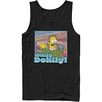 Amazon.com: Men's The Simpsons Ned Flanders Leftorium Okily Dokily ...