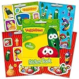 Veggie Tales Mini Sticker Book, 111-count (4 X 5 Inches)