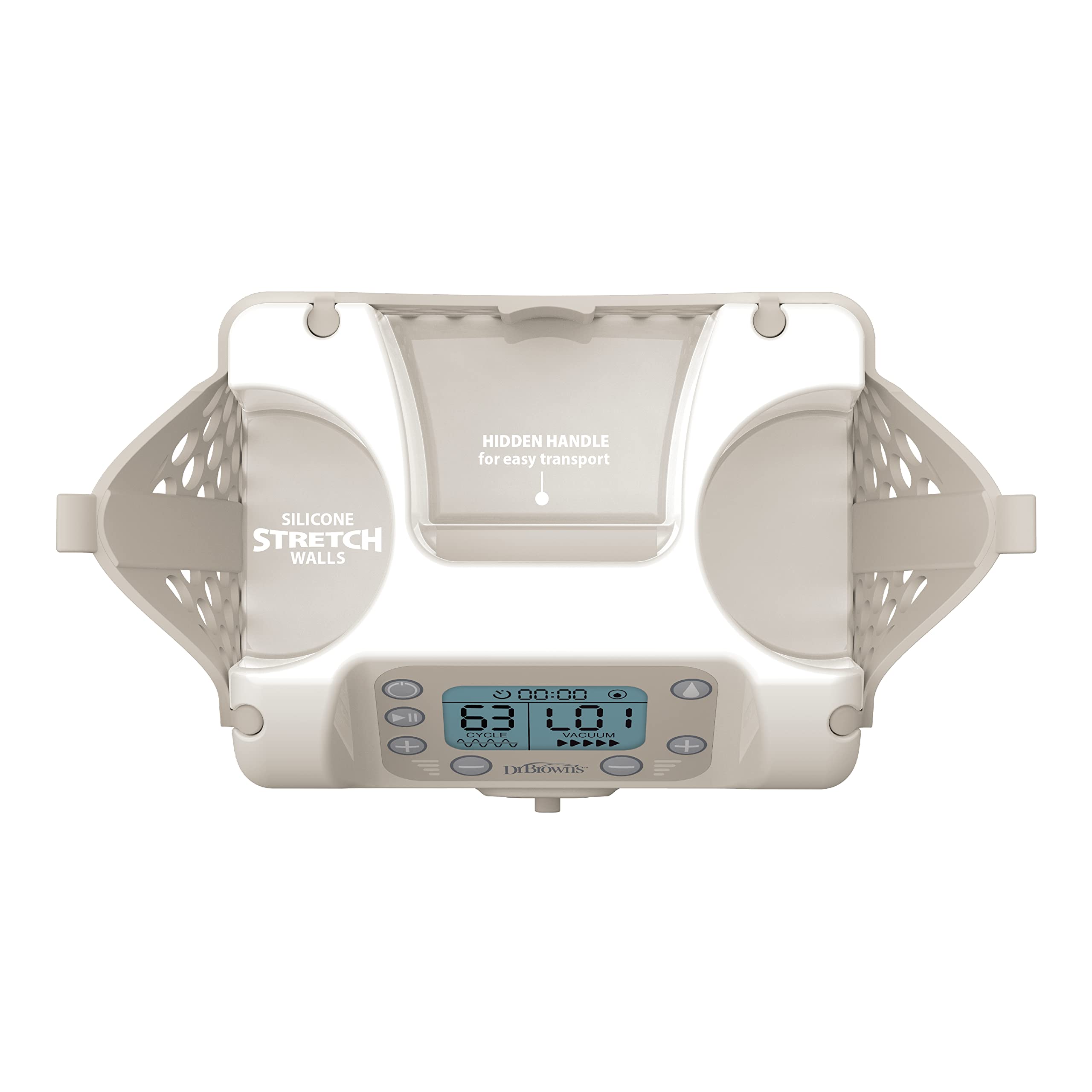 Dr. Brown's Customflow Hospital Strength Double Electric Breast Pump with Adjustable Settings, includes Breast Milk Collection Bottles, Flanges & Other Pumping Essentials