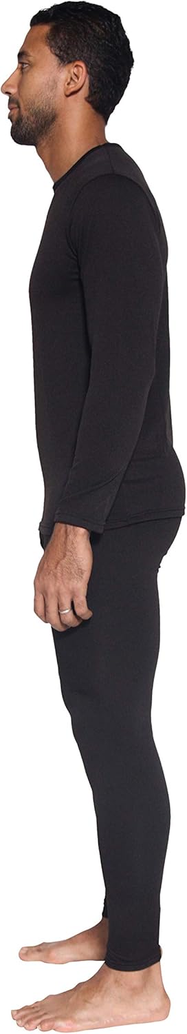 2 Mens Thermal Sets - Thermal Underwear for Men - Long Sleeve Top & Bottom Fleece Lined Long Johns for Men at  Men’s Clothing store