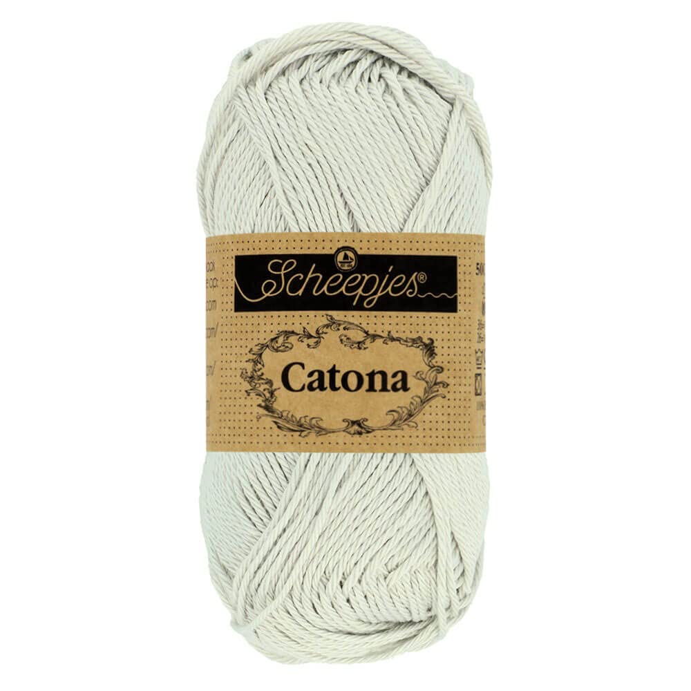 Scheepjes - Scheepjes Catona 172 Light Silver Yarn - 20x25g — image 1