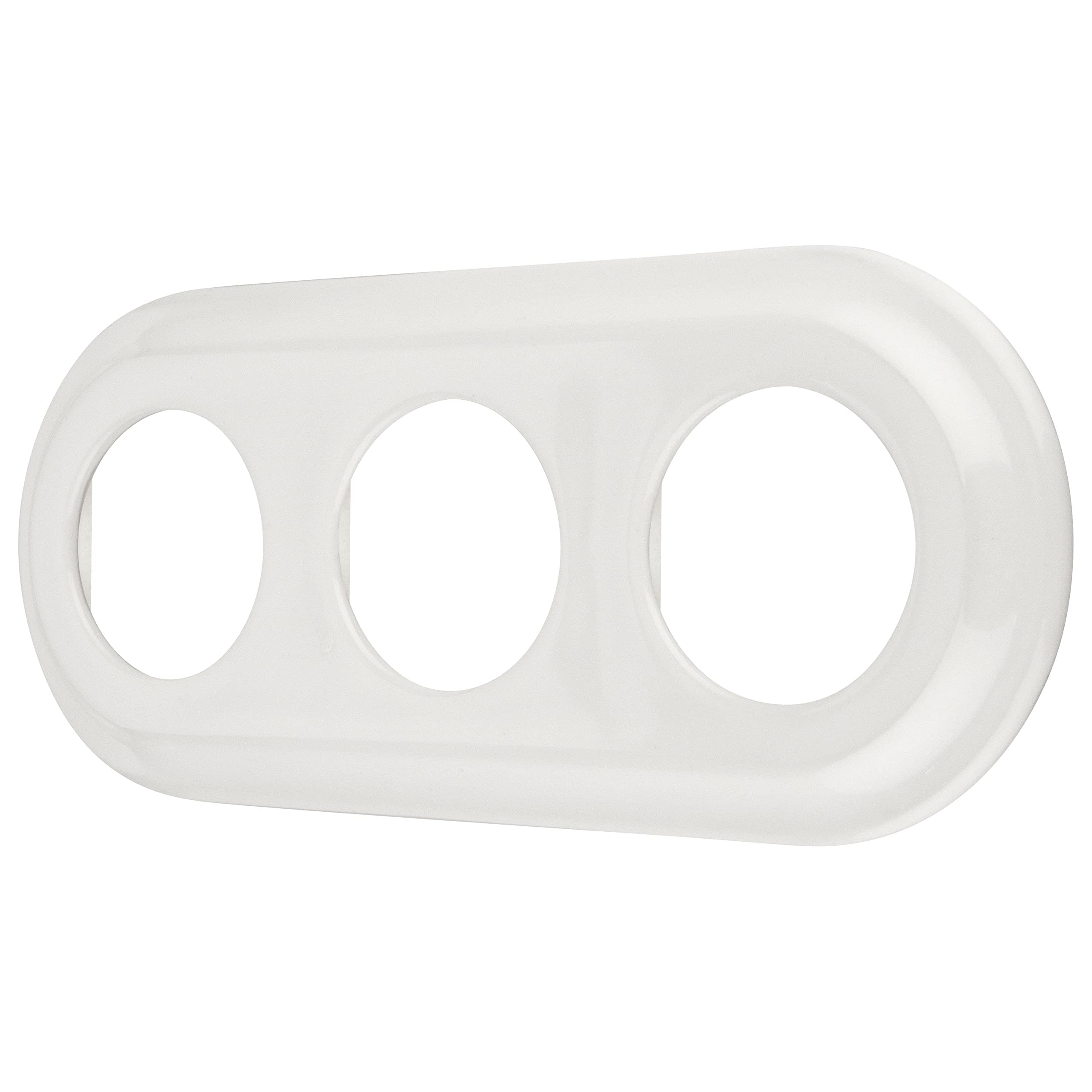 PR1 Series Porcelain Retro Frame 3-Way I White