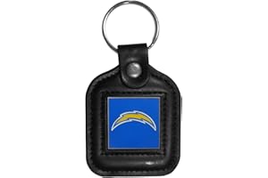 Siskiyou NFL unisex-adult Square Leather Key Chain