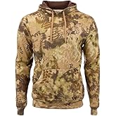Kryptek Men's Stalker Hoodie Cotton Polyester Blend Durable Tactical Fleece Pullover