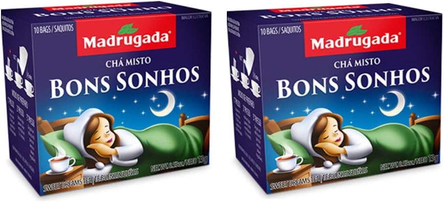 Sweet Dreams Tea - Tea for Sleep w/ Chamomile, Lemon Grass, Passion Fruit 20 Bags