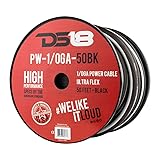 DS18 PW-1/0GA-50BK 1/0-GA Ultra Flex CCA Ground