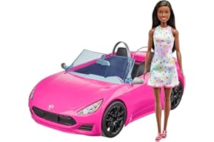 Barbie - Convertible Car and Brunette Doll