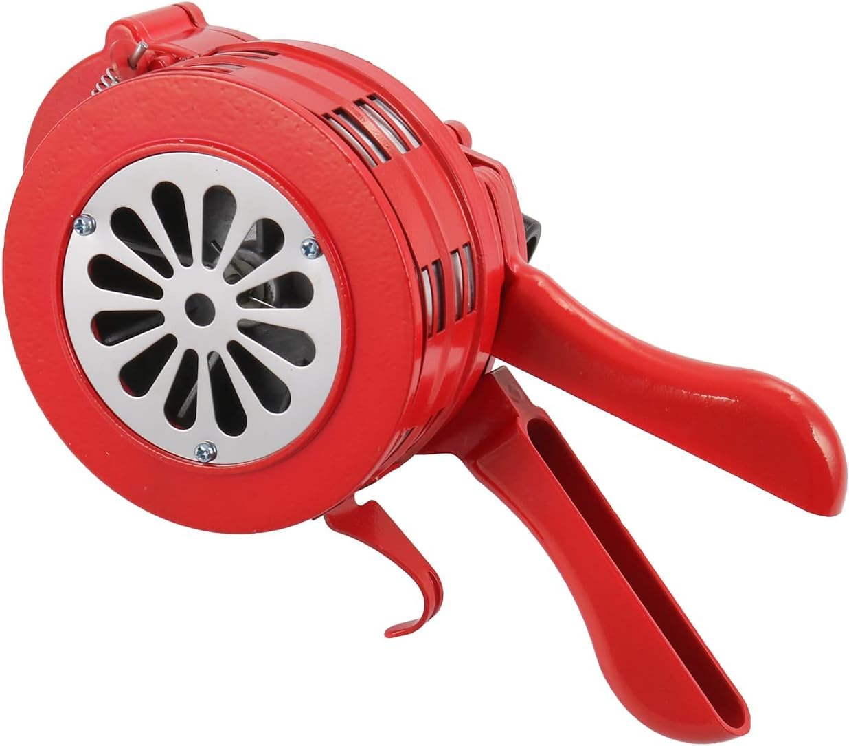 HaTur Portable Hand Siren Crank Siren 110 db Handheld Air Raid Siren Manual Siren Horn Fire Alarm Loud Air Horn Emergency Safety Siren