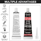 Flintronic RTV Engine Sealant 85ml Black High Temp Silicone Gasket Sealant view 3