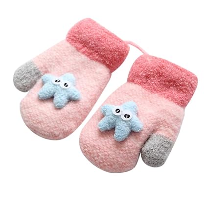 Webla Gants En Tricot Enfants 0 3 Ans Gants Motif étoiles De