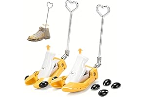 YihuaTop Boot Stretchers for Cowboy Boots Shoe Stretcher for Wide Feet Men Shoe Trees Adjustable Length & Width for Men Women