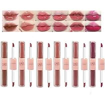Amazon.com : Domality 6 Colors 2 in 1 Double-end Lip Gloss