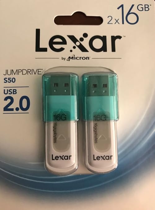Lexar JumpDrive S50 16GB USB Flash Drive LJDS5016GASBNA2 assorted