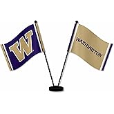 Washington UW Huskies Desk and Table Top Flags