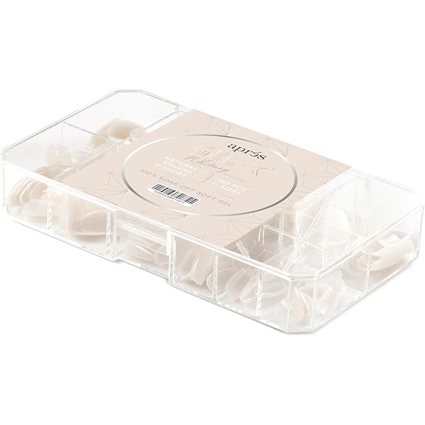 Amazon.com: Apres Neutrals Gel-X Chloe Box Of Nail Tips, 11 Sizes