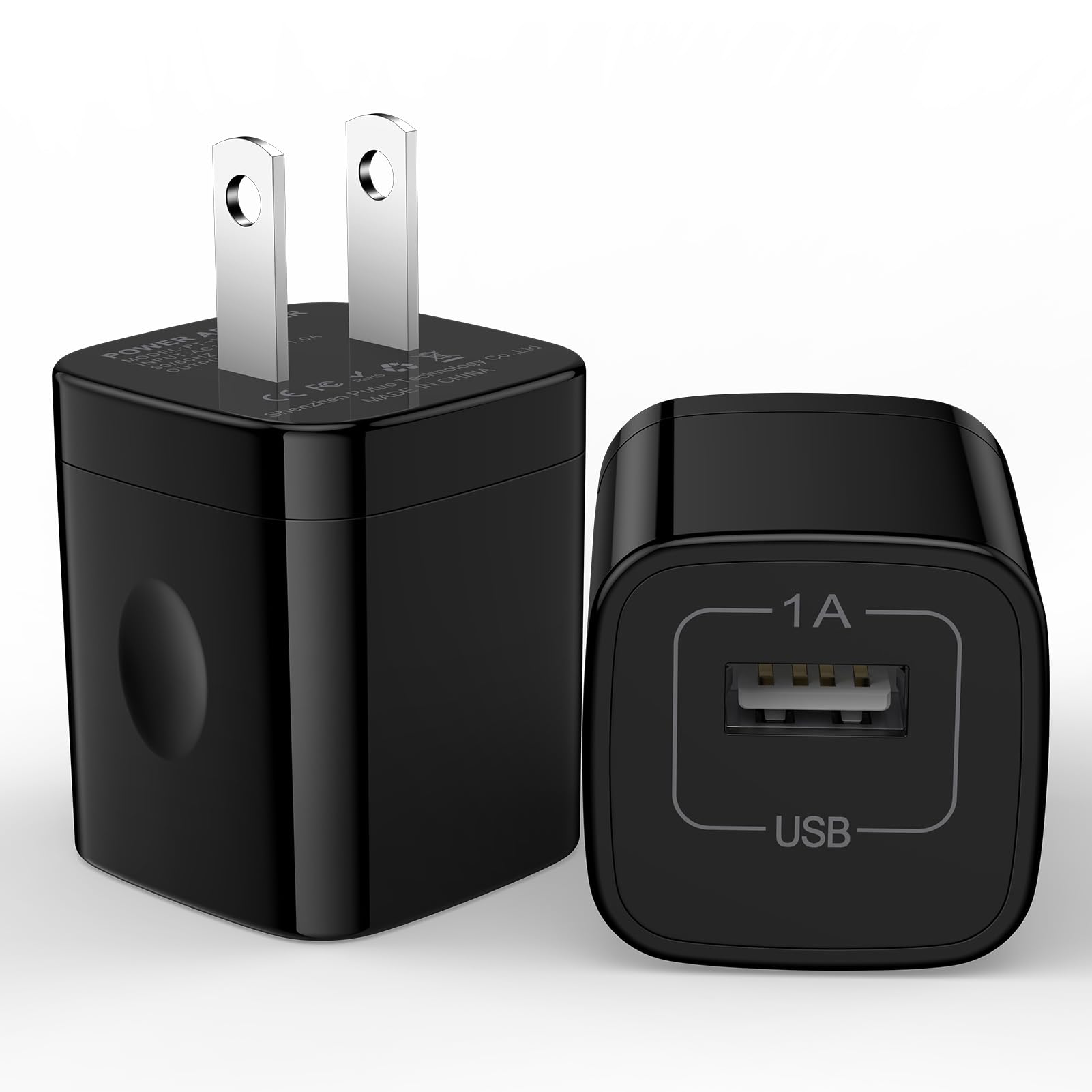 USB Charger Block,5V 1A Power Adapter Fast Charging Cube Box Single Port Android Phone USB Plug Adapter for Wall Outlet for iPhone 17e 17 16 Pro Max/16 Plus/16/15,Samsung Galaxy S26/S25 Ultra/S24/S23