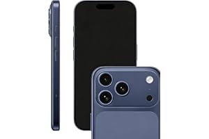 Fake Phone Dummy Prop Phone, Black Screen DecoyPhone PearPhone Non-WorkingPhone, DisplayPhone Look Like Real Phone 17 Pro, Blue