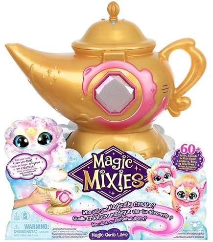 Magic Mixies Genie Lamp - Lâmpada Mágica Surpresa Com 60 Sons