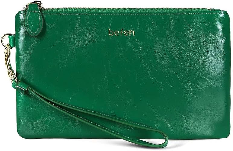 Donna U+U in morbida pelle con chiusura a zip Borsetta da polso da donna  urban-earth.co.uk