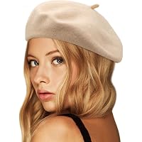 AICHUAN PU Leather French Beret Hat, 6 Panel Newsboy Cabbie  display picture 1
