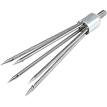 Frog Gigging Pole Extendable Stainless Steel Telescopic Fishing Pole With Replaceable Harpoon - Adjustable Gig Pole For Frogs & Fish Saltwater Freshwater Fishing Gaff