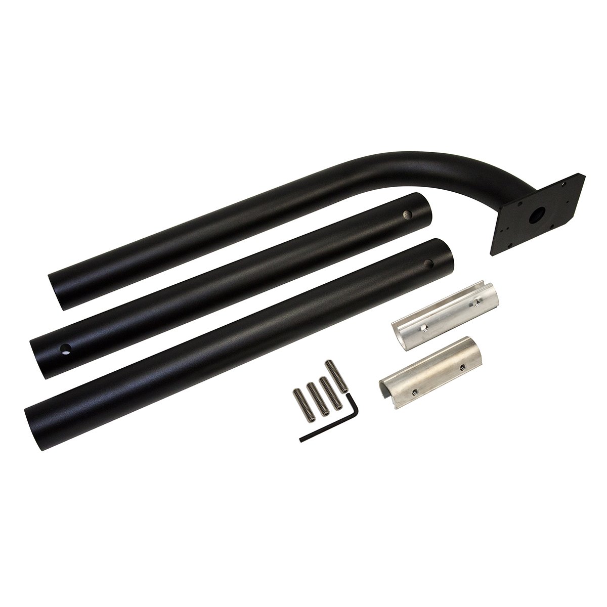 Mighty Mule (FM100) Powder Coated Black Keypad Mounting Post, 22, Black