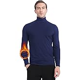 MANCYFIT Mens Thermal Shirts Fleece Lined Top Long Sleeve Base Layer Pullover