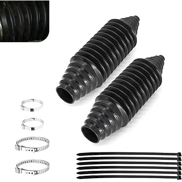2-Piece Rack & Pinion Bellows Boots Kit - Fits Chevrolet, Lexus, Mazda, Toyota