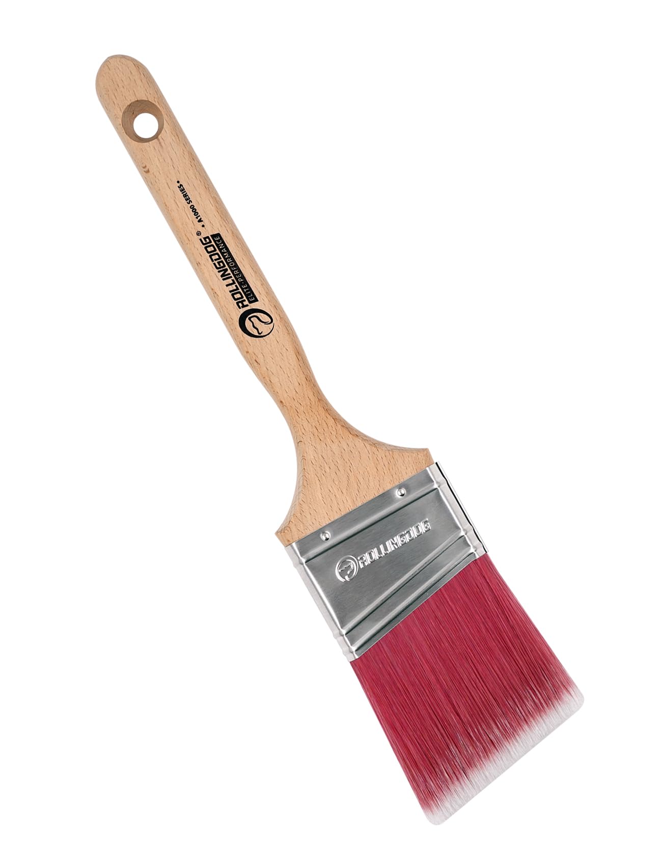 ROLLINGDOG Angled Cutting In Paint Brush - 2.5" SRT Filaments for Wall Ceilings Edging and Other Detail Work Painting