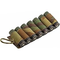 6 Pack Shotgun Shell Holder Cards - Hook & Loop Side Saddle For 12/20 Gauge