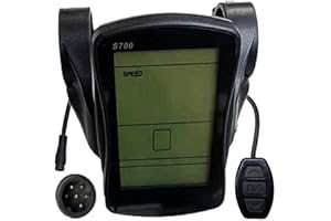 NULKOMMA S700 Electric Bike LCD Display Meter E-Bike Display Screen 36V/48V Electric Bike Computer Conversion Accessories for Electric Scooter