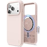 elago Magnetic Ridge for iPhone 17 Pro Case, Premium Magnetic Silicone Case, Compatible with MagSafe, Liquid Silicone Material, Protective Cover, Shockproof, Slim Phone, 6.3 inch (Lovely Pink)