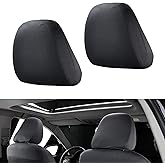 Crynod 2 PCS Car Seat Headrest Cover, 9