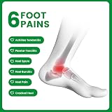Bukihome Plantar Fasciitis Heel Cups - Large UK 8-13 Breathable Gel Pads view 2