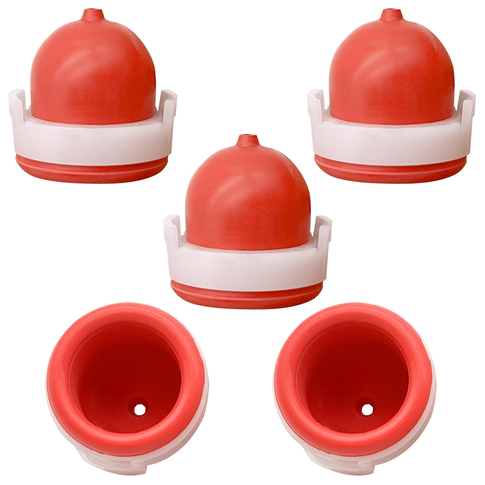 LiteTour 5 Primer Bulbs 694395 for Briggs & Stratton Lawn Mowers - Replacements for 5085 5085H 5085K - Fits Quantum 3.5-6.75 HP Engines and Intek 625-875 Series - Durable Rubber Material