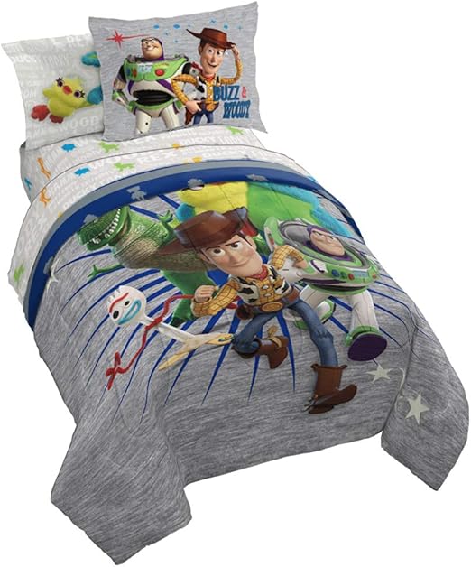 Amazon Com Jay Franco Disney Pixar Bed Set Full Toy Story 4 Home Kitchen