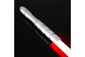 YDDSABER Dueling Lightsaber,Detachable Metal Hilt, Light Saber with Full Size 38.2 Inch,4 Modes & Sounds,Loud, FOC,Blaster,Swing,Birthday Gift for Adults,Kids,Teens (Red)