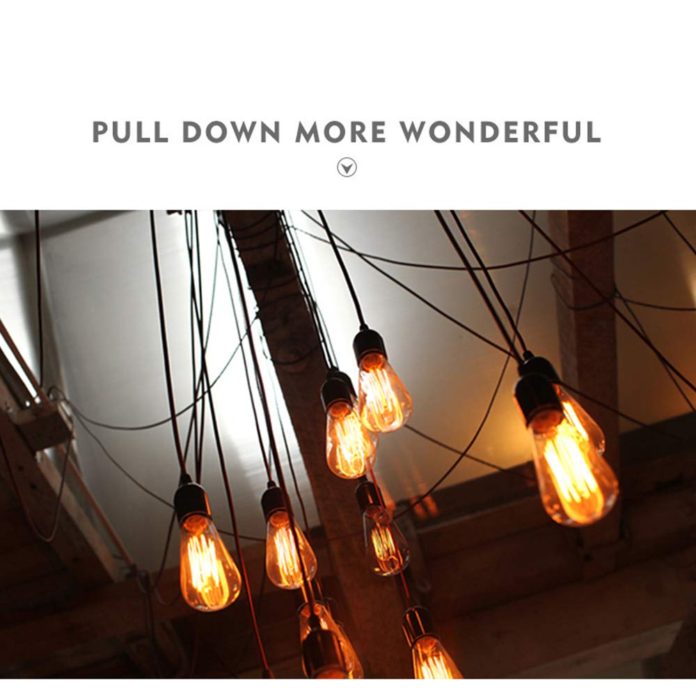 Amber Warm 3 Stück KIPIDA Retro Glühbirne 4W LED Vintage Beleuchtung