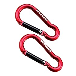 munkees 2-Pack 8-Shaped Carabiner Clips