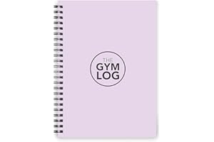 The Gym Log - The perfect logbook to record all your workouts - A5 size with 104 pages and space for 100 workouts - Essential