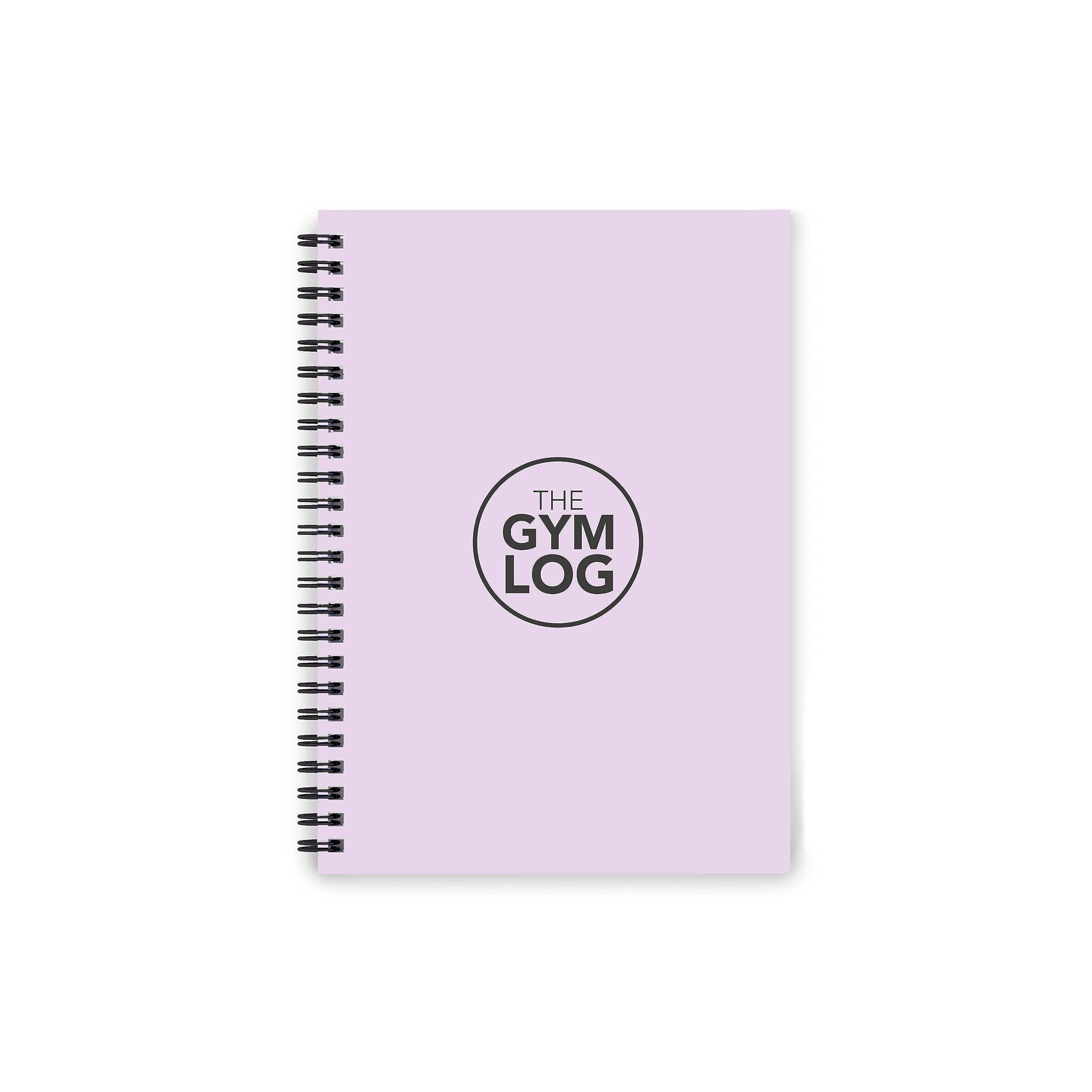 The Gym Log - The Perfect Logbook to record all your Workouts - A5 size with 104 pages and enough space for 100 workouts - An essential for all fitness regimes (Lilac)