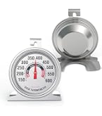 Camco Ofenthermometer Mit Großem Zifferblatt – Edelstahl, Misst 38–316 °C, Für Ofen & Toaster