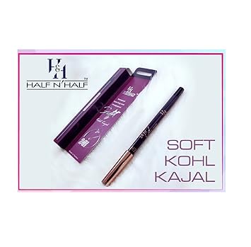 Half N Half SOFT KOHL KAJAL Water & Smudgeproof, Super Long Wear, 24 Hrs By Futureindia