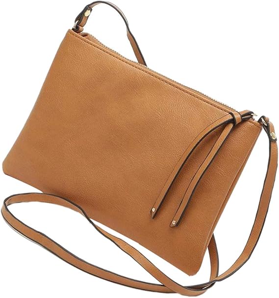 Amazon Co Jp 小型 Puレザー ショルダーバッグ レディース 財布 カード 携帯電話 鍵入れ カジュアル 全３色 褐色 服 ファッション小物