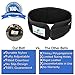 GenericJINCHENGYU Blue Fire Fitness Weight Lifting Belt and Bonus Workout Ebook. 6 inch Back Support for Squat, Deadlift, Cleans, Cross-fit and Powerlifting. Made for Men and Women