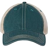Legacy Old Favorite Trucker Cap, One Size, Marine Blue-Khaki