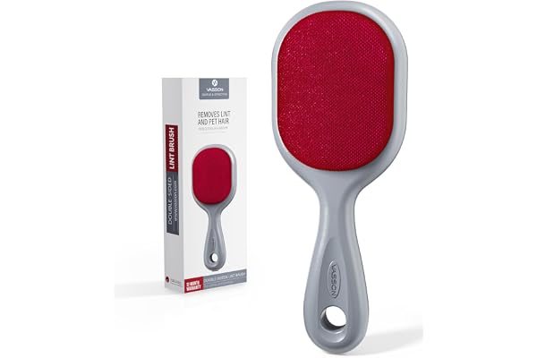 VASSON Double-Sided Lint Brushes, Classic Velvet Brush for Furniture and Clothing, Ideal for Pet Hair Removal