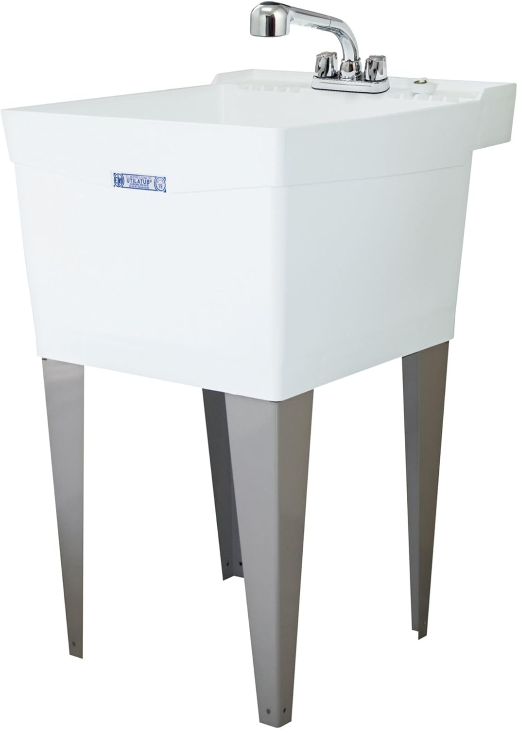 E L Mustee 19cf 20x24 Combo Laun Tub White Home And Garden