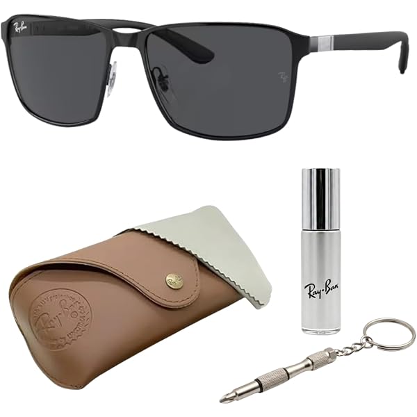 Amazon.com: Ray-Ban RB3721CH Square Shape Polarized Sunglasses for